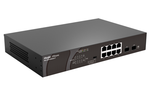 Ruijie  Picture RG-ES110GDS-P, 10-port 10/100/1000Mbps Unmanaged PoE Switch