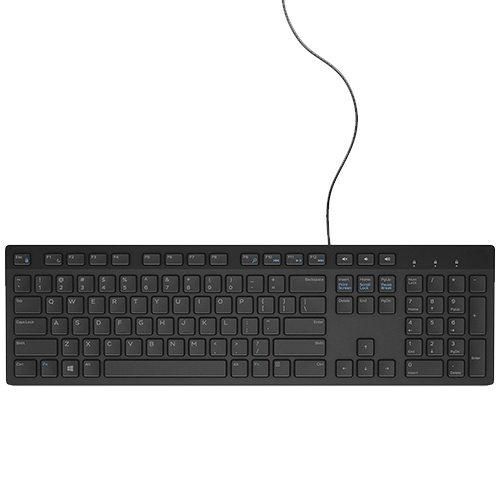 Dell KB216 -Wired Keyboard - USB - Black