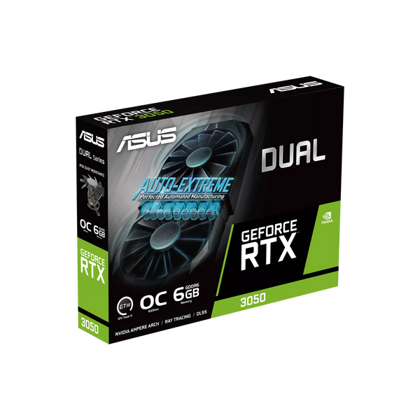 بطاقة VGA ثنائية GeForce RTX™ 3050 OC Edition GDDR6 6GB