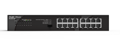 RG-ES116G, 16-port 10/100/1000Mbps Unmanaged Non-PoE Switch