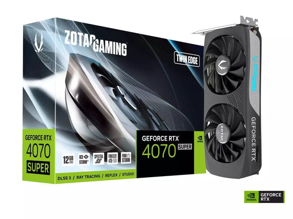 VGA Card Gaming GeForce RTX 4070 Super Twin Edge OC 12GB