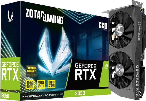 بطاقة VGA للألعاب GEFORCE RTX 3050 ECO SOLO DDR6 8GB