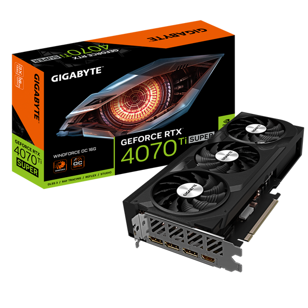 VGA Card GeForce RTX™ 4070 Ti SUPER WINDFORCE OC 16G